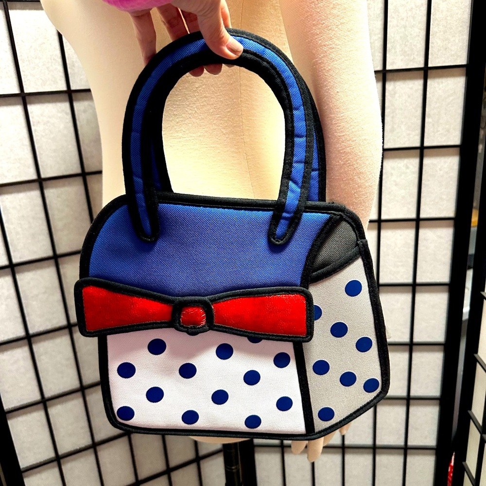 BRAND NEW M, AUTHENTIC JUMP FROM PAPER Polka Dot Purse